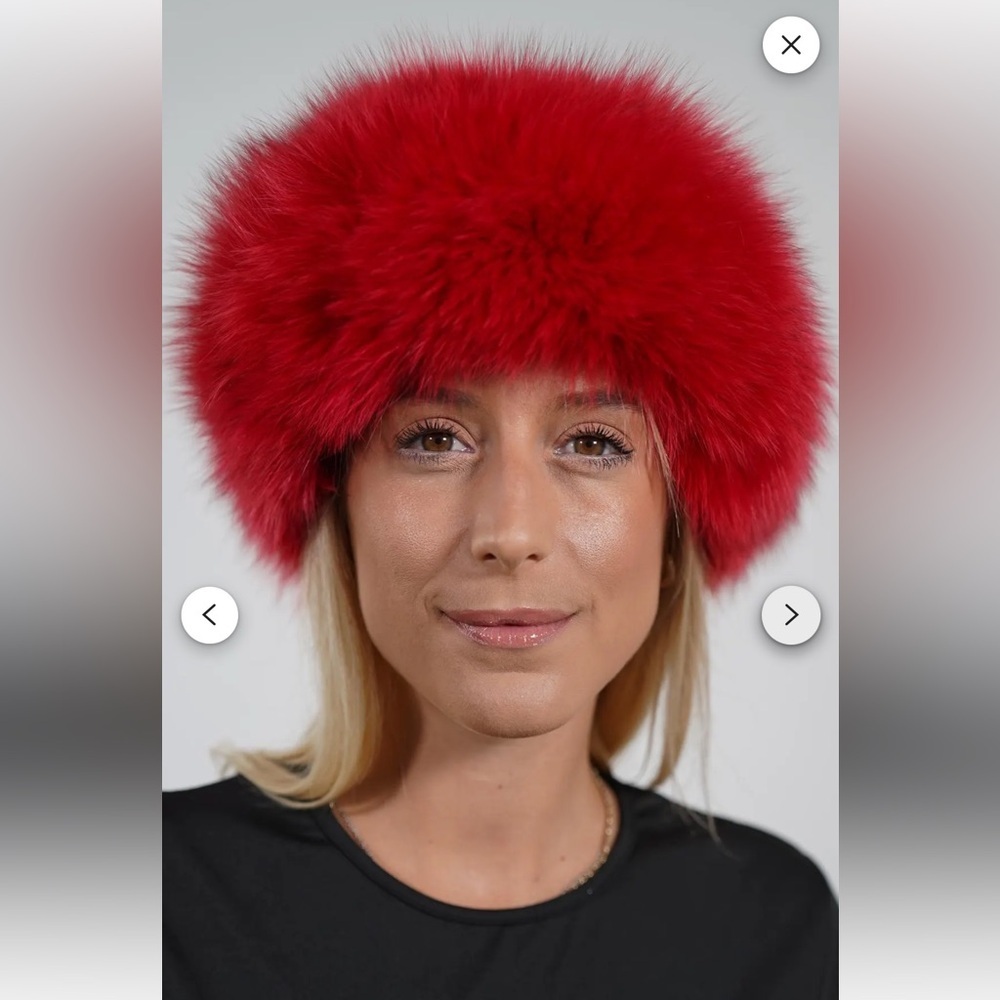 Red Super Soft Headband | Cozy Stretch Ear Warmer | New